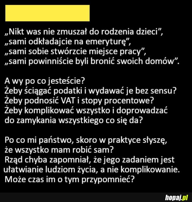 Po co wy są?