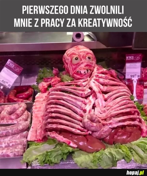 Mięsny jeż to amatorka przy tym...