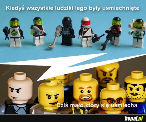 KIEDYŚ WSZYSTKIE LUDZIKI LEGO SIĘ USMIECHAŁY