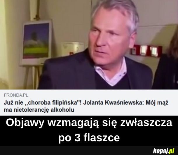 To się chyba nazywa kac