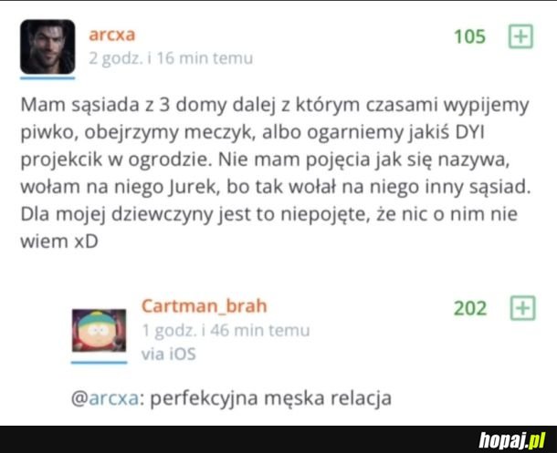 Perfekcyjna męska relacja