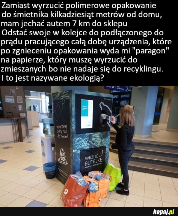 I to jest nazywane ekologią?