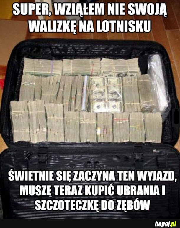 Walizka z lotniska