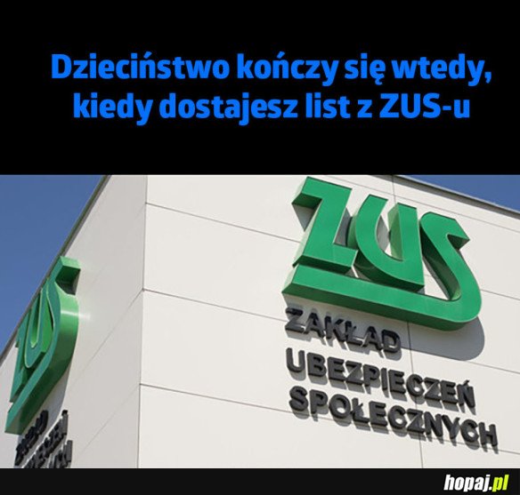 KONIEC DZIECIŃSTWA