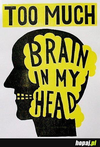 Too much brain in my head!