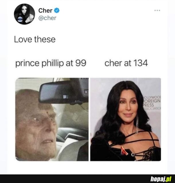 Cher pewnie przeżyje nas wszystkich
