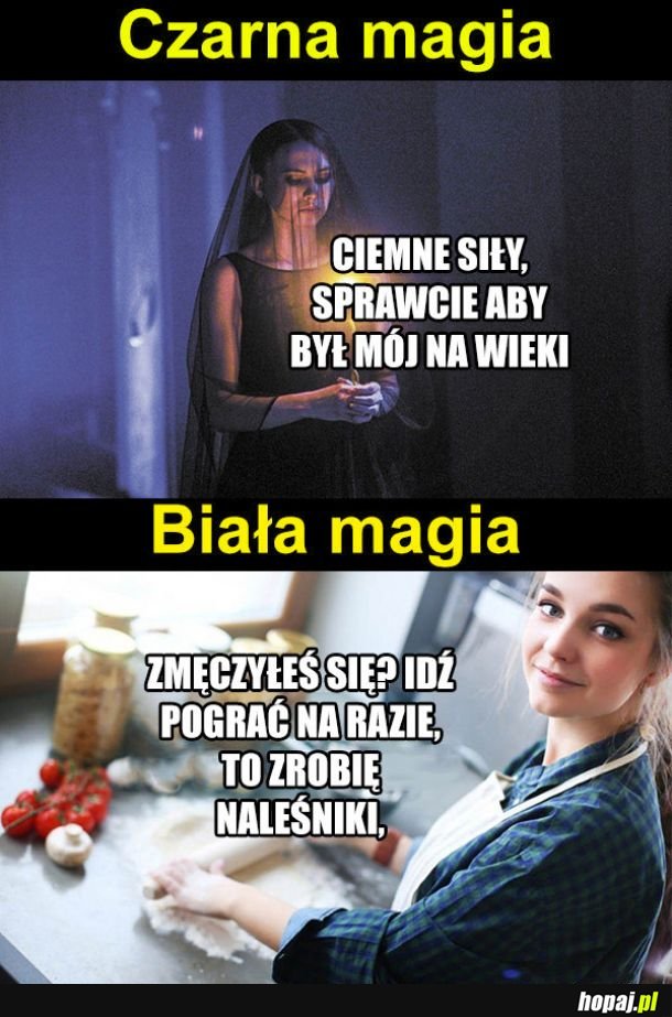 Czarna vs biała magia