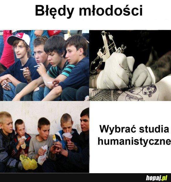 BŁĘDY MŁODOŚCI