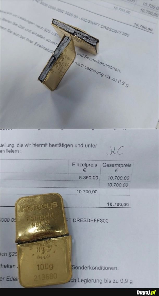 &quot;Złoto certyfikowane&quot;