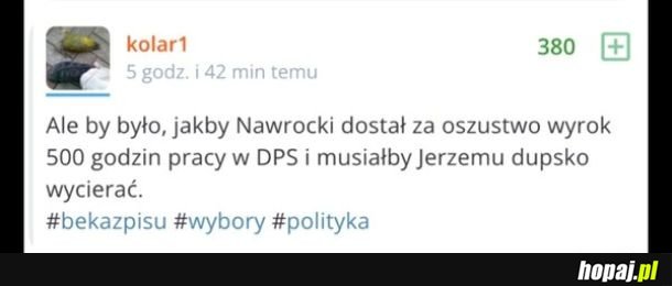Kara dla Karola.