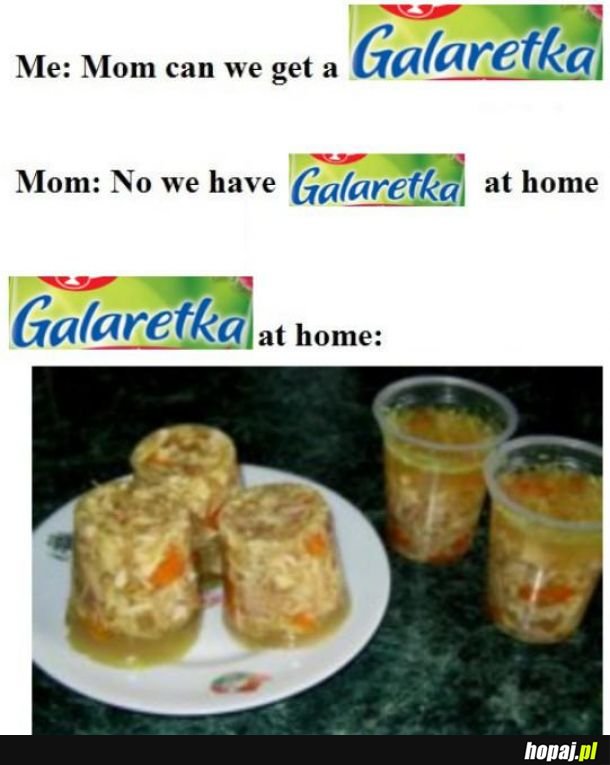 Galaretka w domu