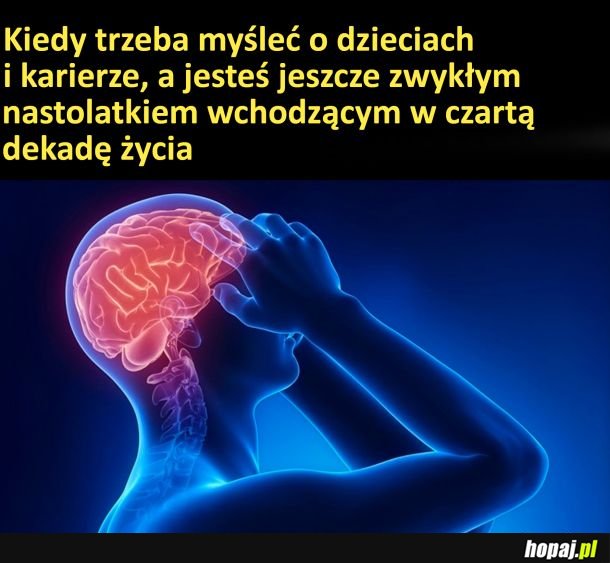 Łeb pęka od myślenia