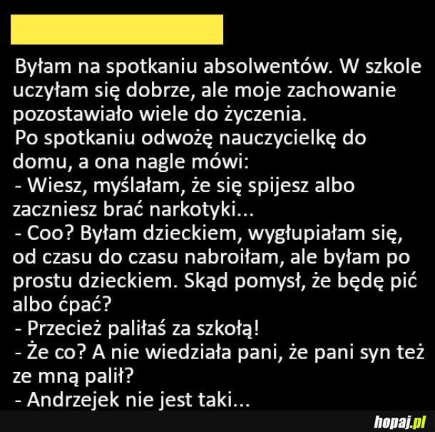 Po spotkaniu absolwentów