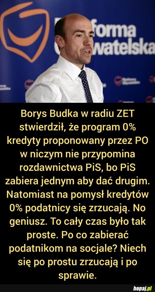 Budka oszukał ekonomię