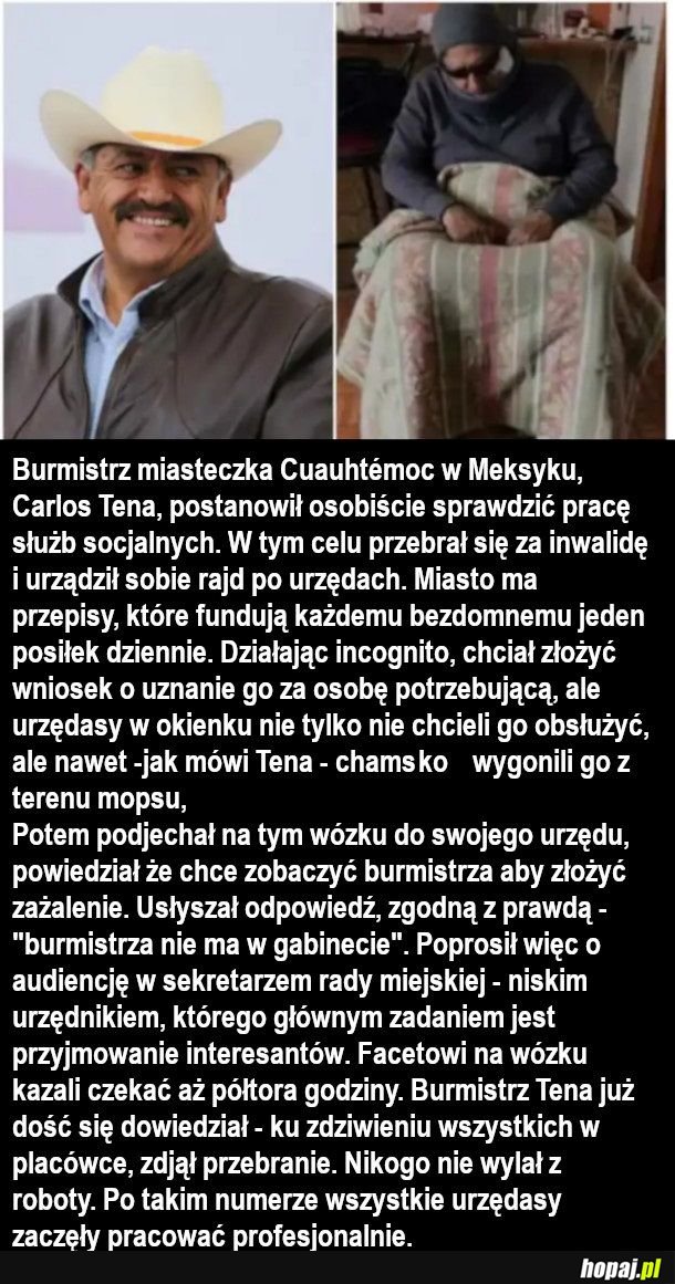  dobry polityk to polityk z małego miasta