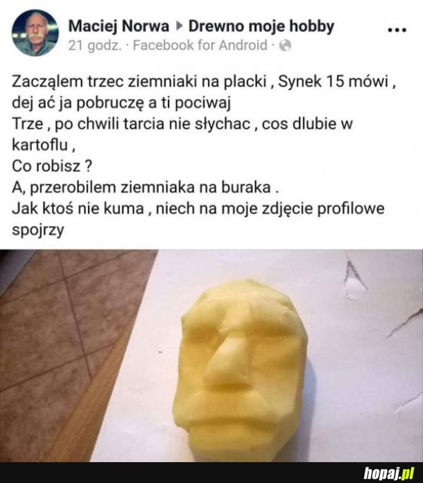 Ziemniaki na placki 