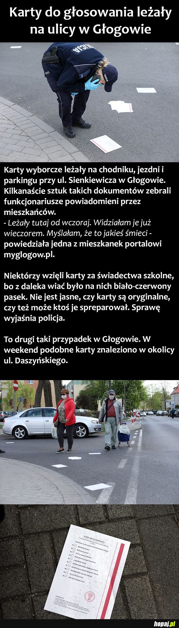 Karty do głosowania