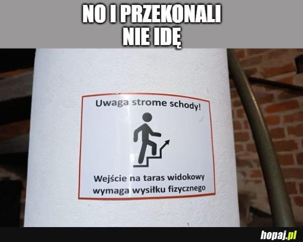 Jak wysiłek, to nie chcę