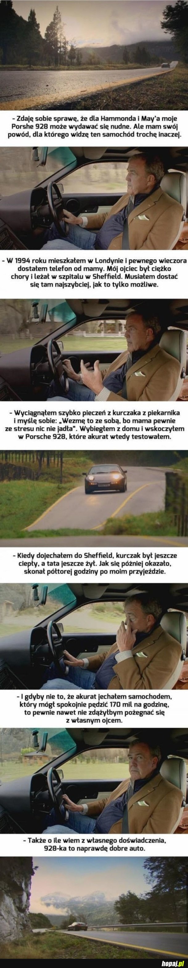 JEREMY CLARKSON NIE TYLKO ŚMIESZY I UCZY, ALE I WZRUSZA