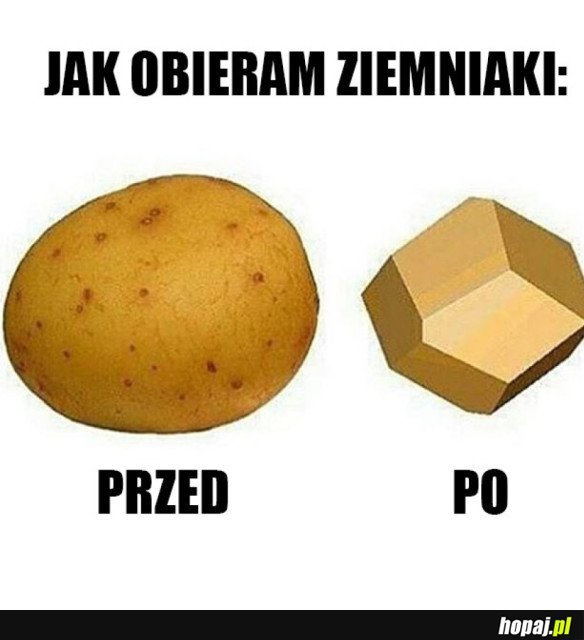 Obieranie ziemniaków