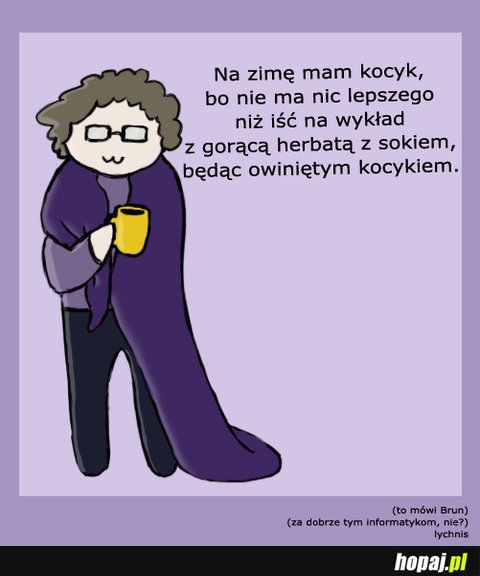 Kocyk na zimę