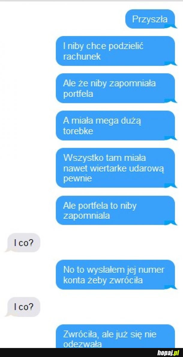 &quot;Zapomniała&quot; portfela 