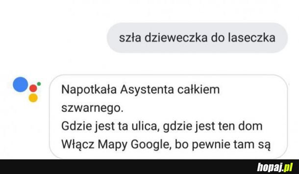 Asystent Google to śmieszek 