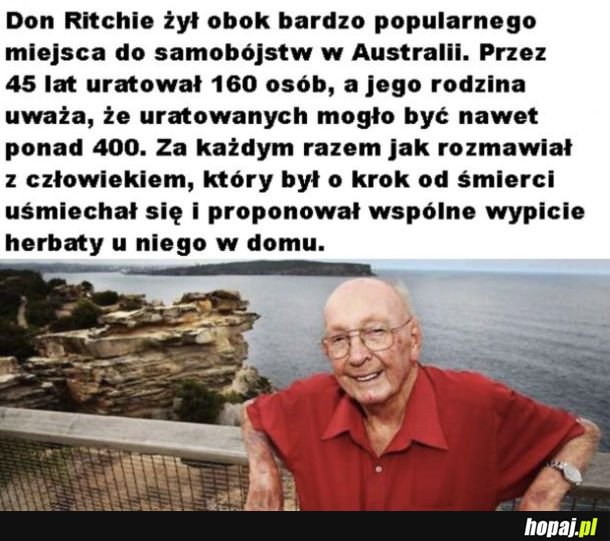 Chłop ocalił tyle istnień