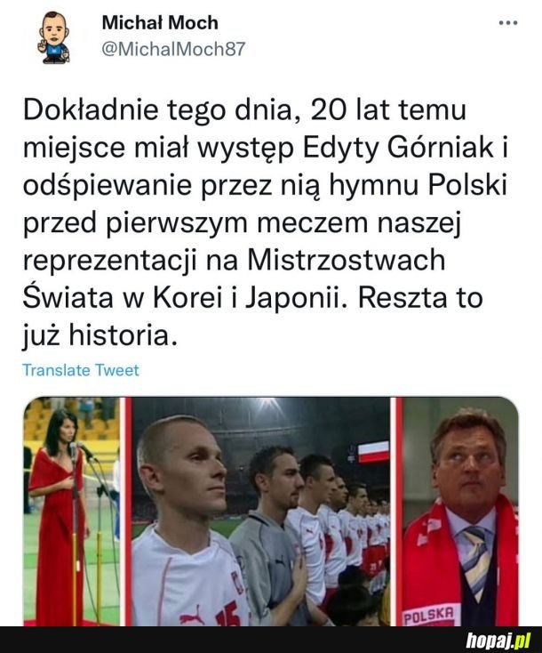 To było tragiczne wykonanie hymnu