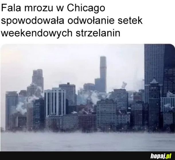 Fala mrozów w Chicago