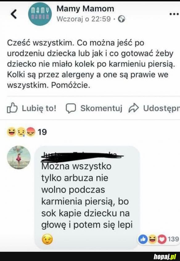 Co można jeść po urodzeniu dziecka