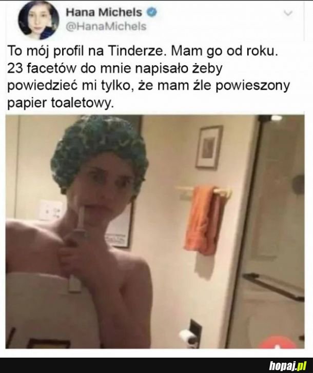 Profil na tinderze