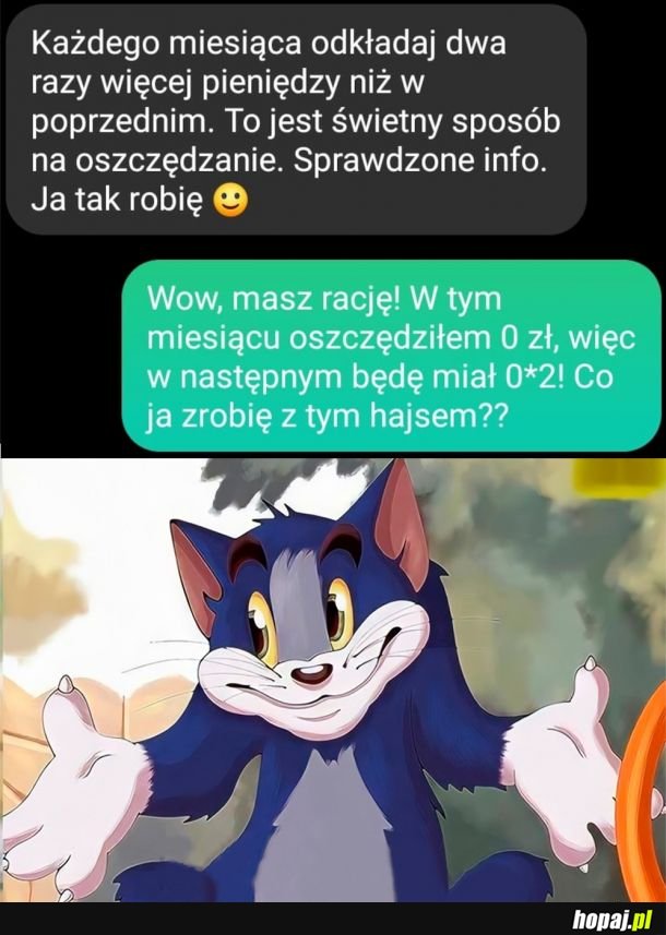 Oszczędzanie pieniędzy