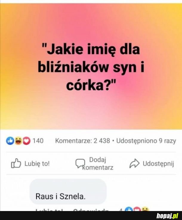 Imiona dla bliźniaków
