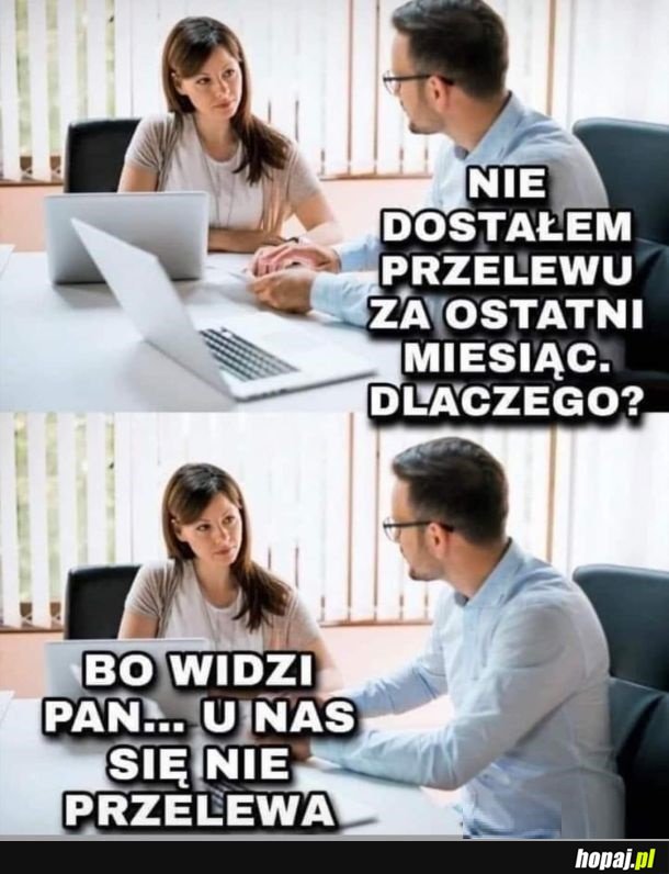 Sie nie przelewa