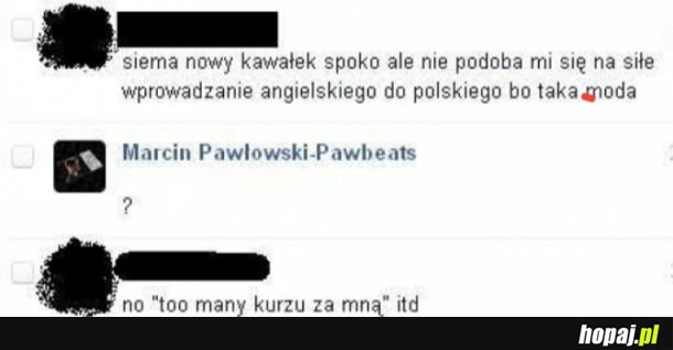 To są barbaryzmy/makaronizmy