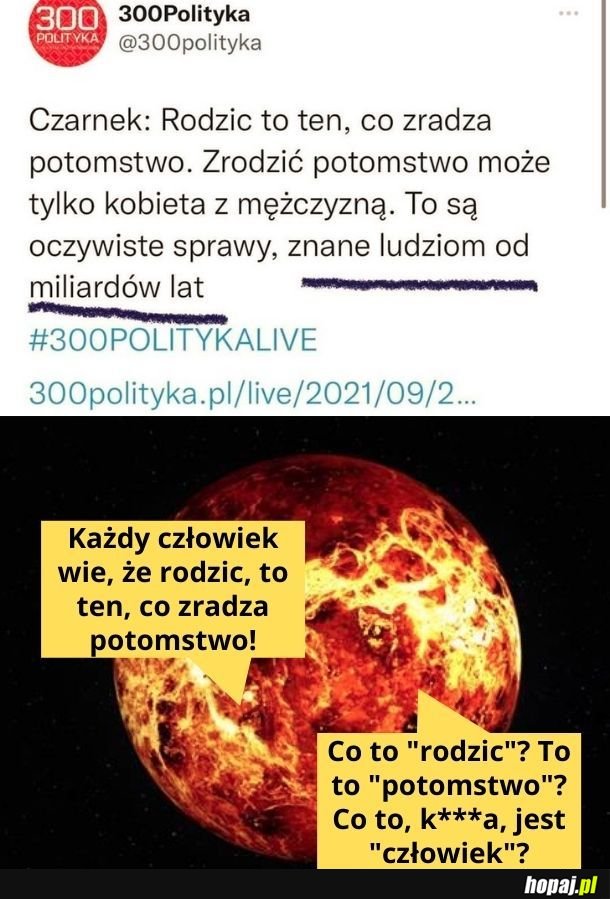 Dobrze, że taka gafa nie zdarzyła się np. Ministrowi Edukacji