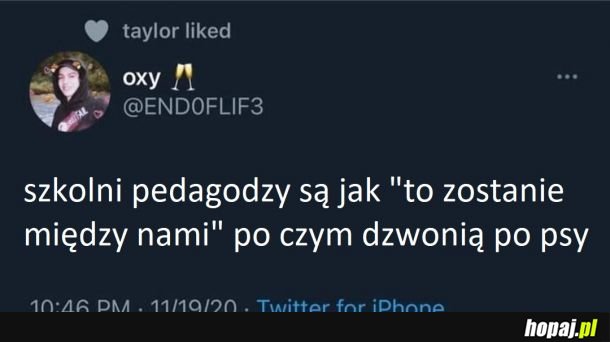 Nikomu nigdy nie można do końca zaufać