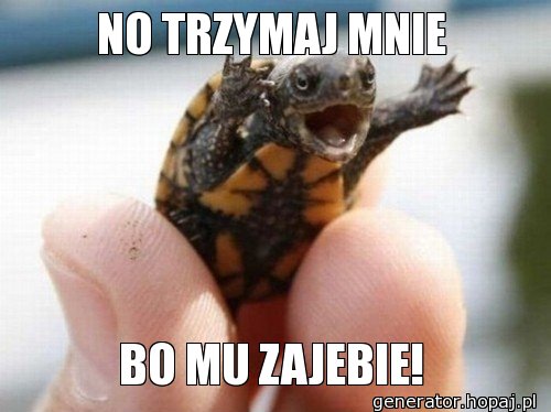 NO TRZYMAJ MNIE