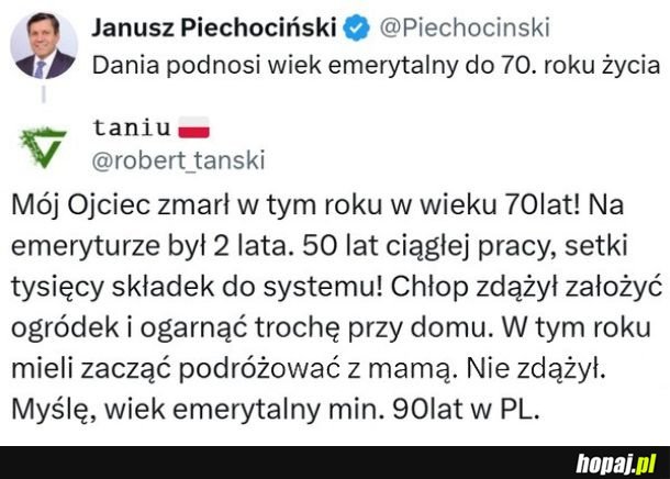 Trzeba podnieść i u nas