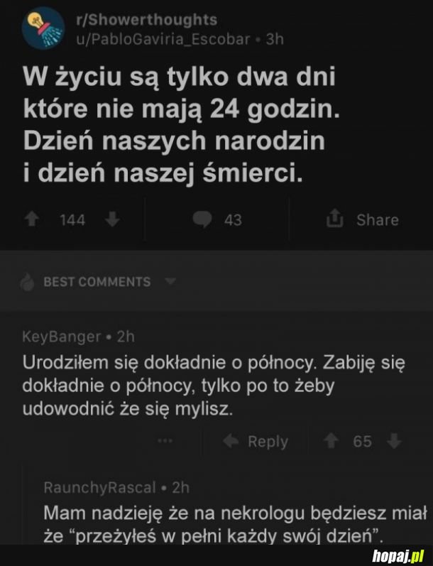 Dwa dni w życiu