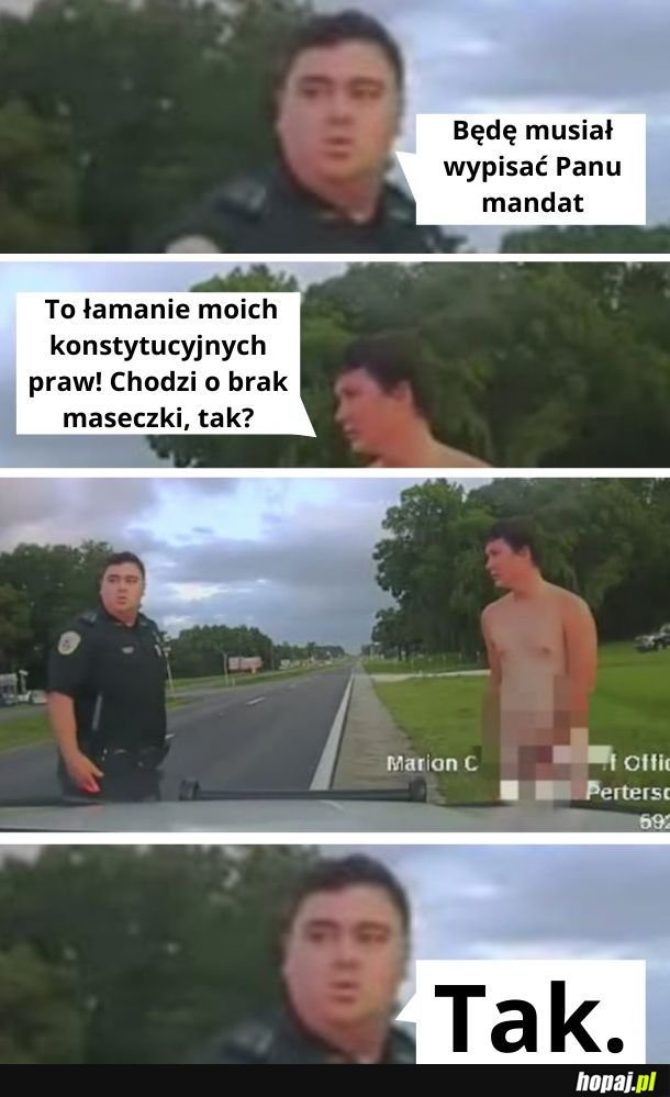 Maseczka.