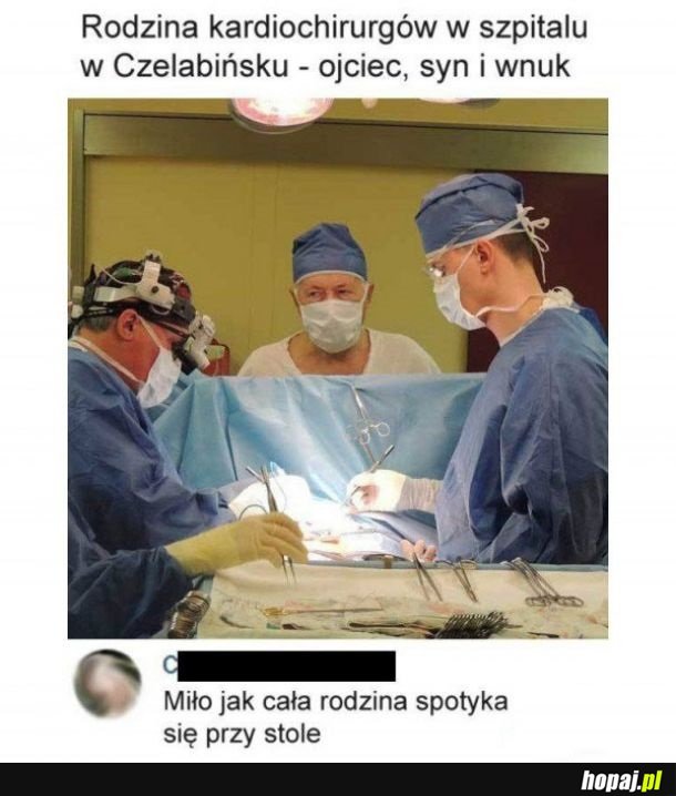 Rodzina kardiochirurgów