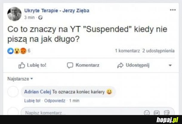 Koniec piątej kolumny na YT!