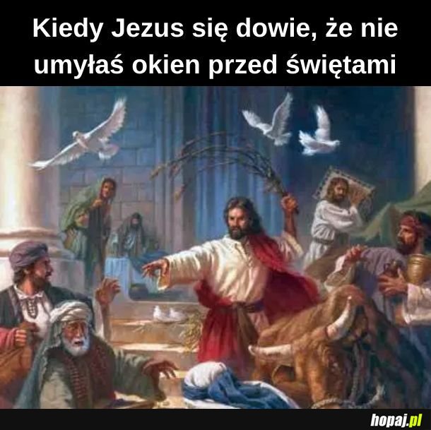 Jezus się zdenerwował