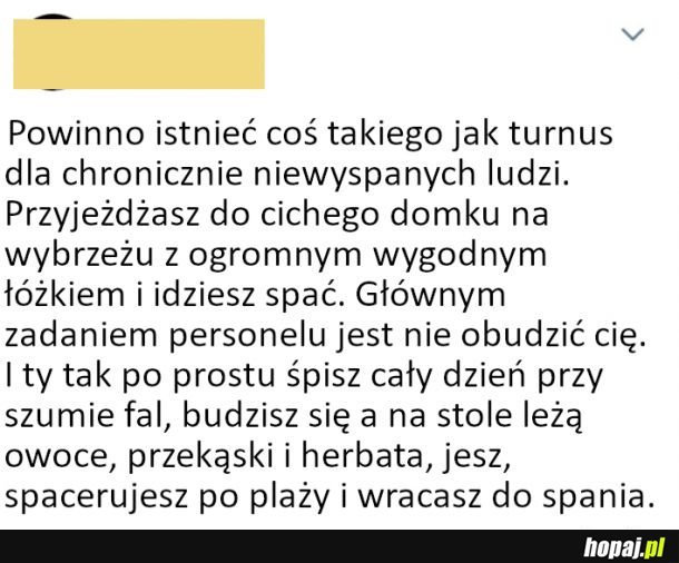 Turnus dla niewyspanych ludzi