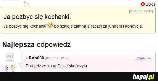 Jak pozbyć się kochanki?