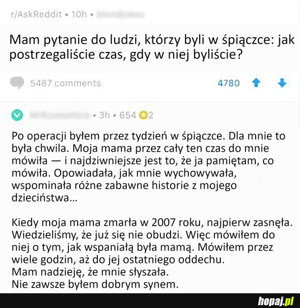 Postrzeganie czasu w śpiączce