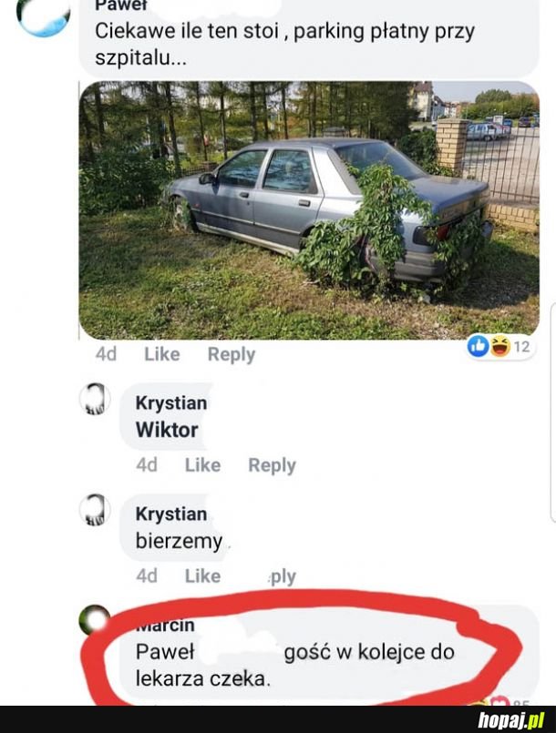  Tymczasem pod szpitalem 