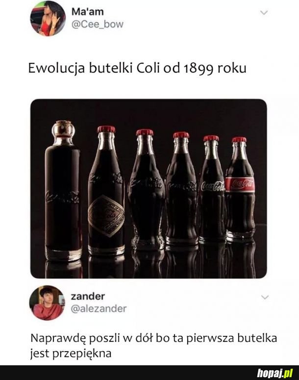 Ewolucja butelki 
